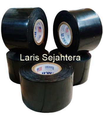 Jual Wrapping Tape Polyken 4 Inch x 100 Feet Hitam Di Jakarta Utara