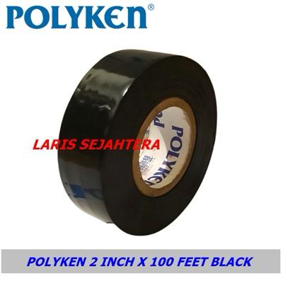 Jual Wrapping Tape Polyken Hitam 2 Inch x 100 Feet Termurah Di Sidoarjo
