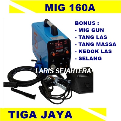 Jual Mesin Las CO2 Tiga Jaya MIG 160A 1Phase Di Palembang
