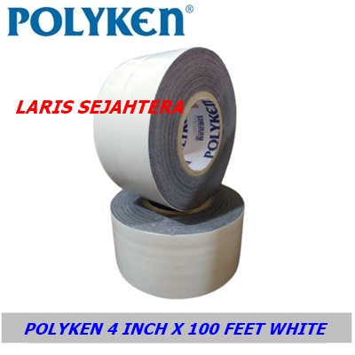 Jual Wrapping Tape Polyken Putih 4 Inch x 100 Feet Termurah Di Jakarta Pusat
